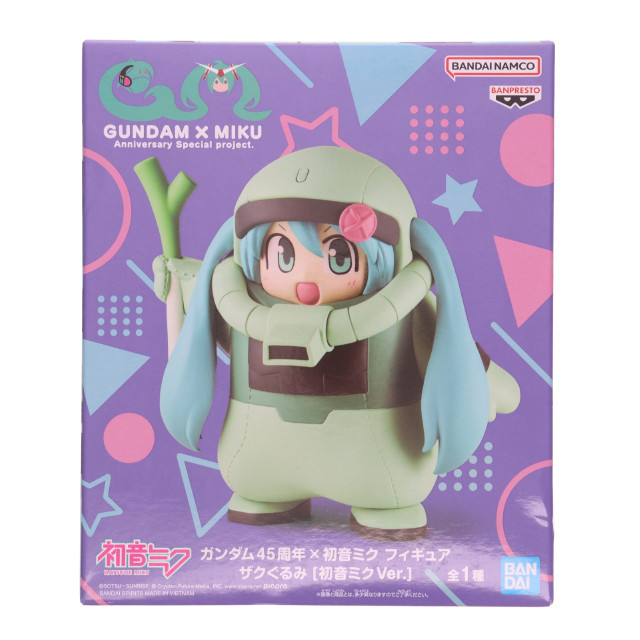 [FIG] ザクぐるみ 初音ミクVer. ガンダム45周年×初音ミク フィギュア ザクぐるみ [初音ミクVer.] プライズ(2788812) バンプレスト
