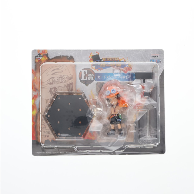 [FIG] E賞 エース カードスタンドフィギュア 一番くじ ワンピース〜熱き絆編〜 ONE PIECE プライズ バンプレスト
