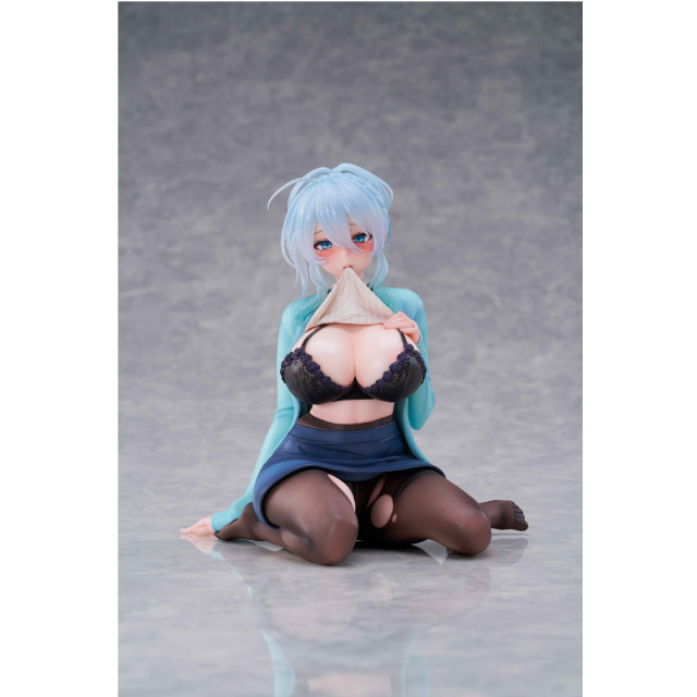 [FIG]色紙付属 未亡人の雪女 雪乃深冬(ゆきのみふゆ) 座ってる雪乃さん 通常版 1/6 完成品 フィギュア PURE(ピュア)