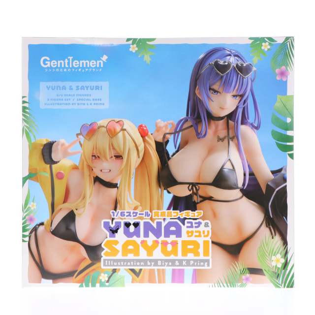[FIG] あみあみ限定特典付属 ユナ&サユリ Illustration by Biya&K Pring 専用台座付き 2体セット 1/6 完成品 フィギュア ジェントルメン