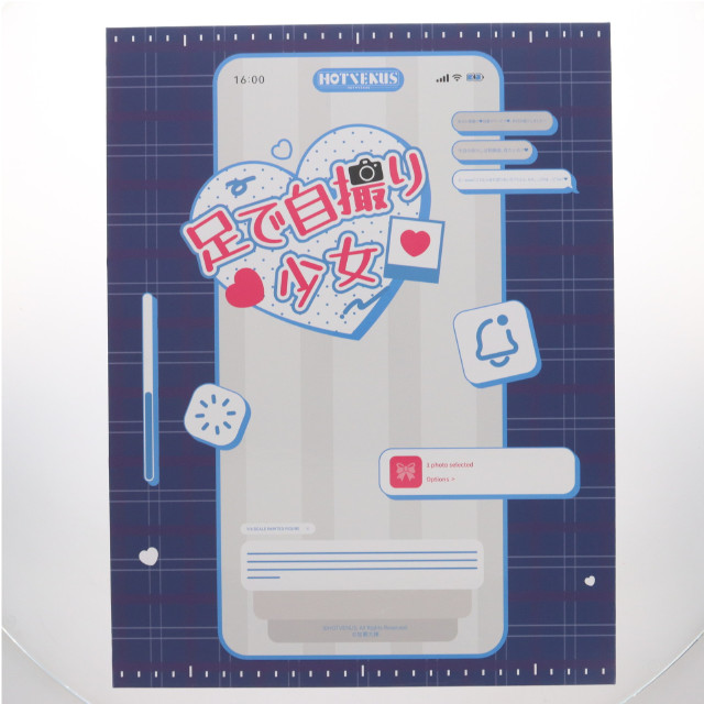 [FIG] ポストカード付属 ネイティブクリエイターズコレクション 足で自撮り少女 タペストリーセット 加瀬大輝オリジナルキャラクター 1/6 完成品 フィギュア HOTVENUS(ホットビーナス)/ネイティブ