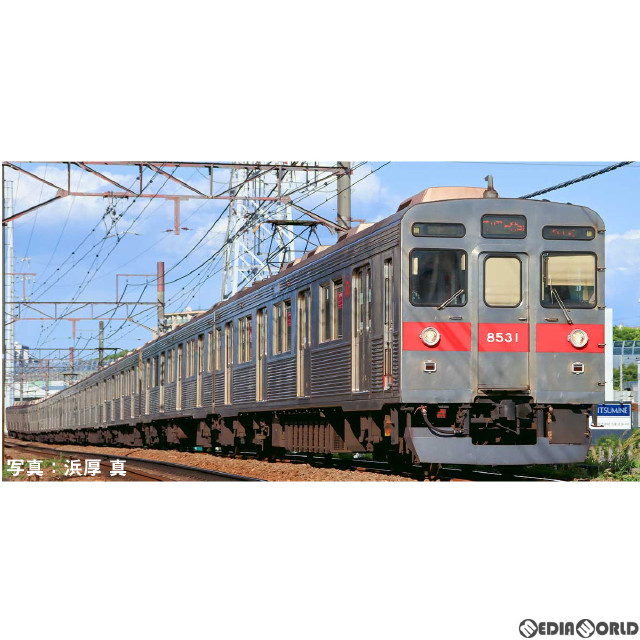 [RWM]31597 東急電鉄8500系(軽量車・8631編成・行先点灯・黄色テープ付き)基本4両編成セット(動力付き) Nゲージ 鉄道模型 GREENMAX(グリーンマックス)