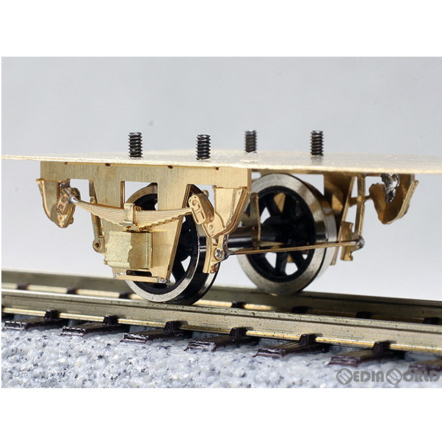 [RWM](再販)16番 単軸台車 二段リンク 貨車票さし付き(車輪別) 組立キット HOゲージ 鉄道模型 ワールド工芸