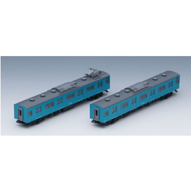 [RWM]98496 JR 103系通勤電車(JR西日本仕様・黒サッシ・スカイブルー) 増結セット(2両)(動力無し) Nゲージ 鉄道模型 TOMIX(トミックス)