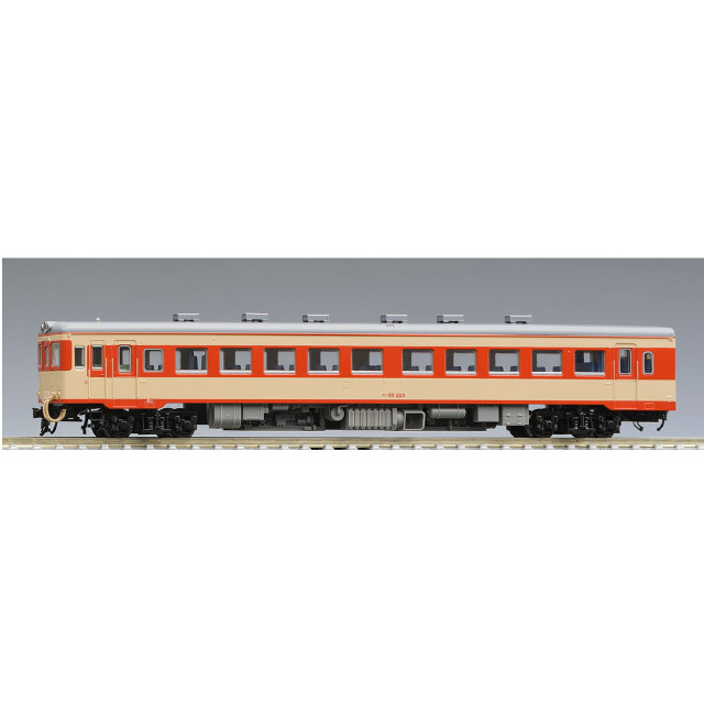 [RWM]9462 国鉄ディーゼルカー キハ55形(急行色・一段窓)(T)(動力無し) Nゲージ 鉄道模型 TOMIX(トミックス)