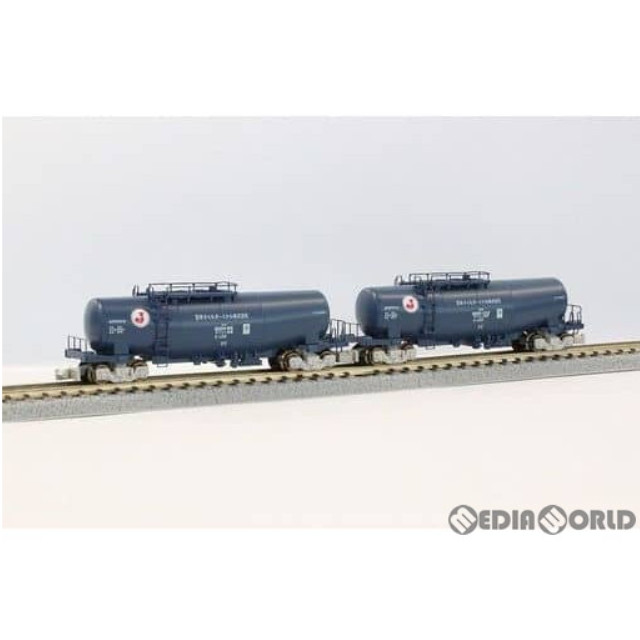 [RWM]T004-3 タキ1000 日本オイルターミナル エコレールマーク付 2両セット(動力無し) Zゲージ 鉄道模型 ROKUHAN(ロクハン/六半)