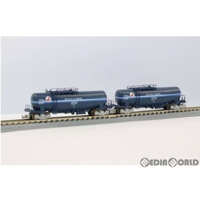 [RWM]T004-2 タキ1000 日本オイルターミナル 帯入り 2両セット(動力無し) Zゲージ 鉄道模型 ROKUHAN(ロクハン/六半)