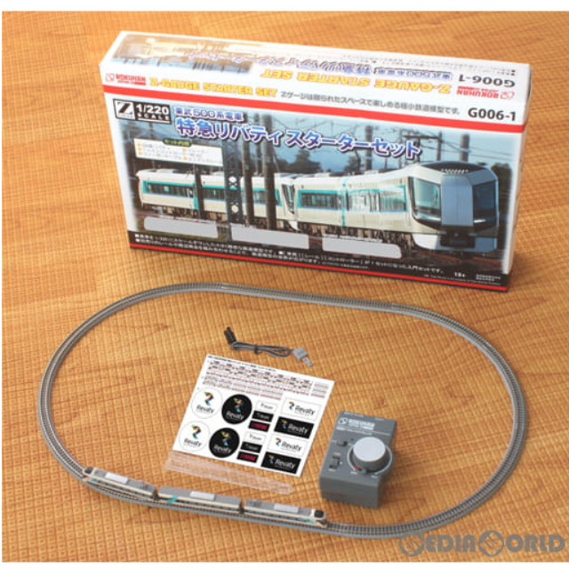 [RWM]G006-1 東武500系電車 特急リバティ スターターセット 3両セット(動力付き) Zゲージ 鉄道模型 ROKUHAN(ロクハン/六半)