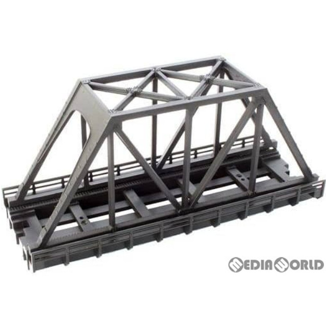 [RWM]R090 単線トラス鉄橋 (短) 黒 Zゲージ 鉄道模型 ROKUHAN(ロクハン/六半)