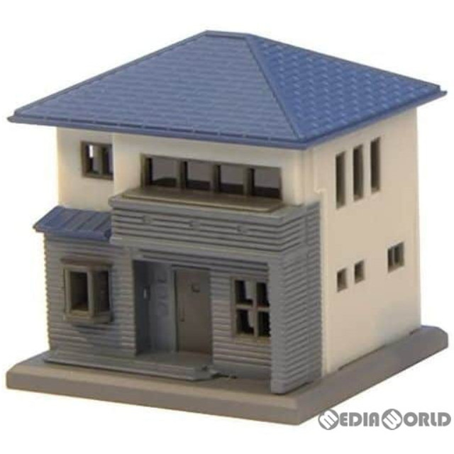 [RWM]S044-1 二階建住宅C 白 Zゲージ 鉄道模型 ROKUHAN(ロクハン/六半)