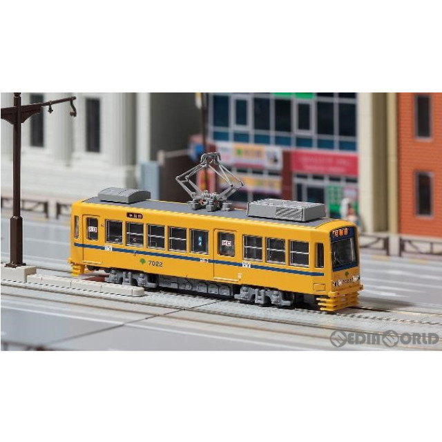 [RWM]NT171 東京都電 7000形 「更新車」『7022 青おび』(M車)(動力付き) Nゲージ 鉄道模型 MODEMO(モデモ/ハセガワ)