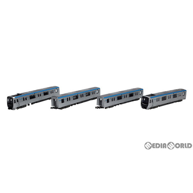 [RWM]322139 リニア地下鉄道コレクション(鉄コレ) 仙台市交通局2000系 東西線(銀帯)4両セットA(動力付き) Nゲージ 鉄道模型 TOMYTEC(トミーテック)