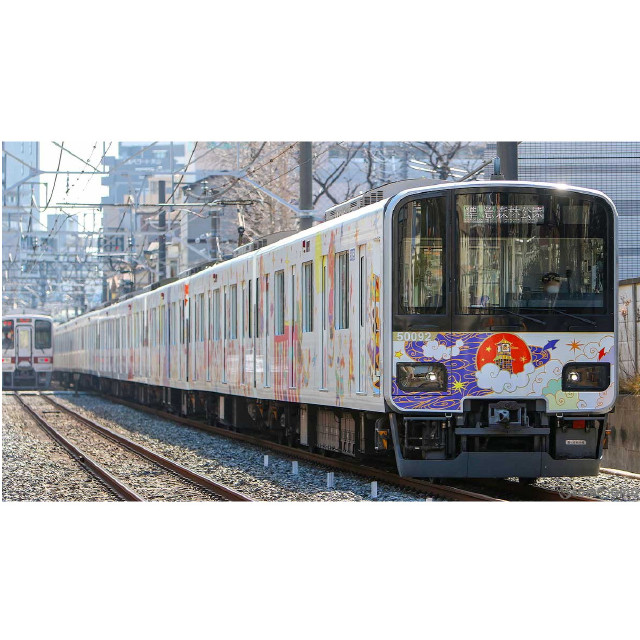 [RWM]50724 東武 50090型 池袋・川越アートトレイン (ロングシートモード) 基本4両編成セット(動力付き) Nゲージ 鉄道模型 GREENMAX(グリーンマックス)