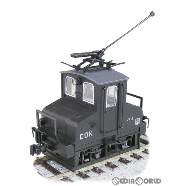 [RWM]18010 16番 1/80 銚子電気鉄道 デキ3 電気機関車(90周年トロリーポール仕様/車体色:黒)(動力付き) HOゲージ 鉄道模型 TGW(津川洋行)