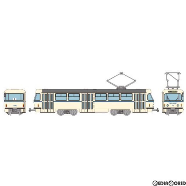 [RWM]322245 鉄道コレクション(鉄コレ) ライプツィヒトラム タトラT4タイプB(動力無し) Nゲージ 鉄道模型 TOMYTEC(トミーテック)