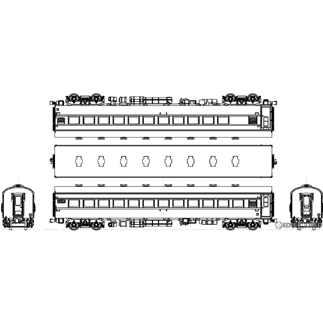[RWM]TW61-05B 国鉄 オロ61ぶどう2号(動力無し) HOゲージ 鉄道模型 TRAMWAY(トラムウェイ)