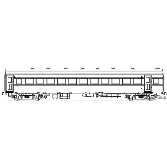 [RWM]TW61-02BR 国鉄 オハフ61ぶどう2号(動力無し) HOゲージ 鉄道模型 TRAMWAY(トラムウェイ)