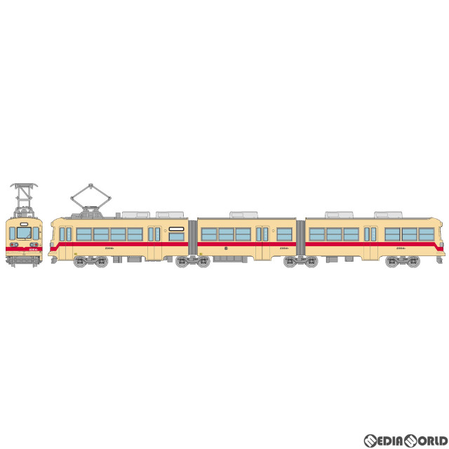 [RWM]323334 鉄道コレクション(鉄コレ) 筑豊電気鉄道2000形 2004号(初代塗装)(動力無し) Nゲージ 鉄道模型 TOMYTEC(トミーテック)