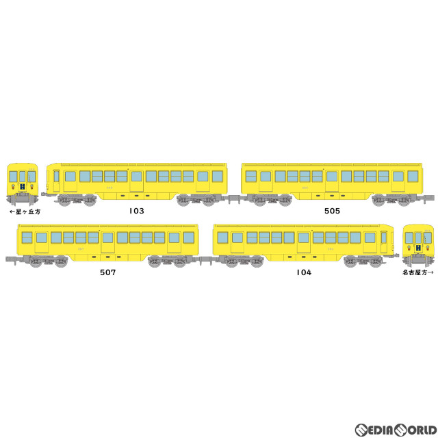 [RWM]321996 鉄道コレクション(鉄コレ) 名古屋市交通局 東山線100形103編成4両セットA(動力無し) Nゲージ 鉄道模型 TOMYTEC(トミーテック)