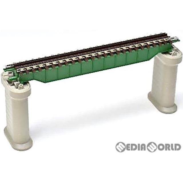 [RWM]3256 上路式ガーダー橋S140(F)(深緑)(PC橋脚・2本付) Nゲージ 鉄道模型 TOMIX(トミックス)