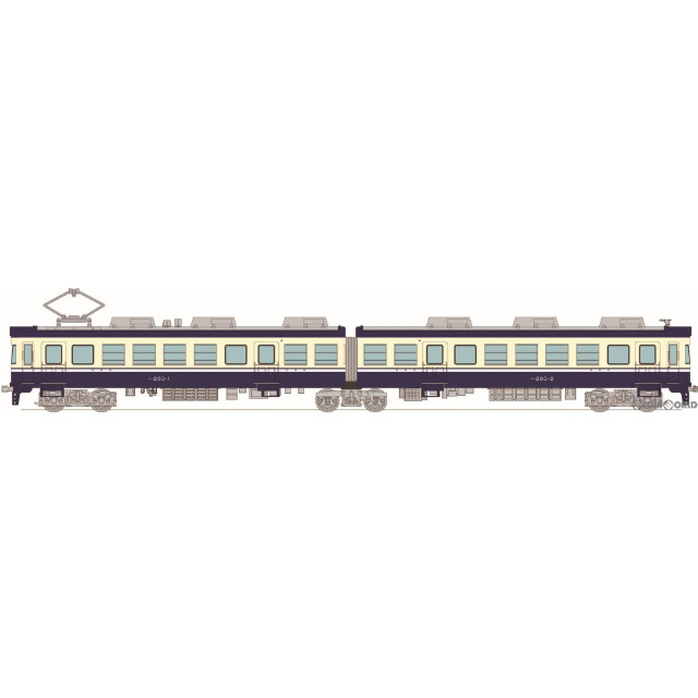 [RWM]322368 鉄道コレクション(鉄コレ) 福井鉄道200形(203号車 保存車)(動力無し) Nゲージ 鉄道模型 TOMYTEC(トミーテック)