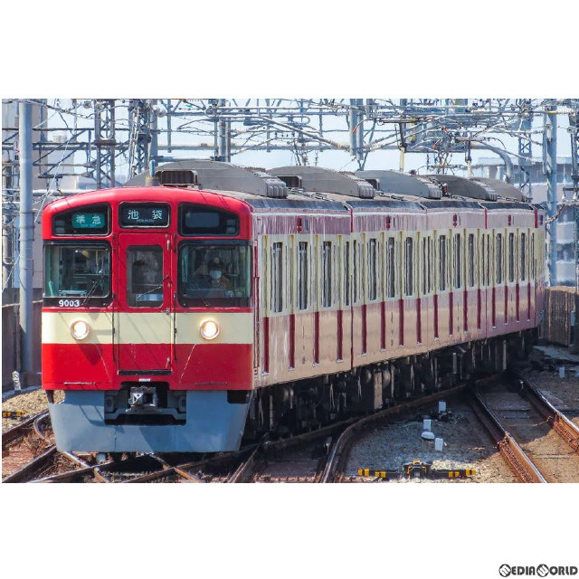 [RWM]50743 西武9000系 幸運の赤い電車(RED LUCKY TRAIN・ヘッドマーク無し) 基本4両編成セット(動力付き) Nゲージ 鉄道模型 GREENMAX(グリーンマックス)