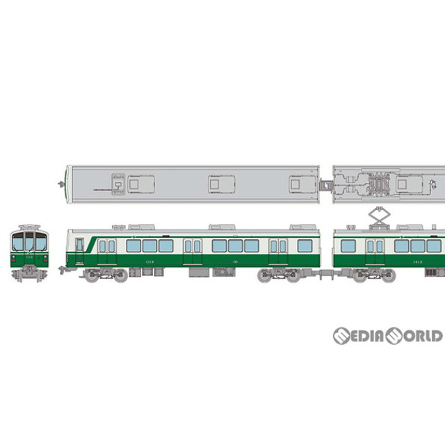 [RWM]326472 鉄道コレクション(鉄コレ) 神戸市営地下鉄 西神・山手線 1000形 ありがとう1113編成6両セット(動力無し) Nゲージ 鉄道模型 TOMYTEC(トミーテック)