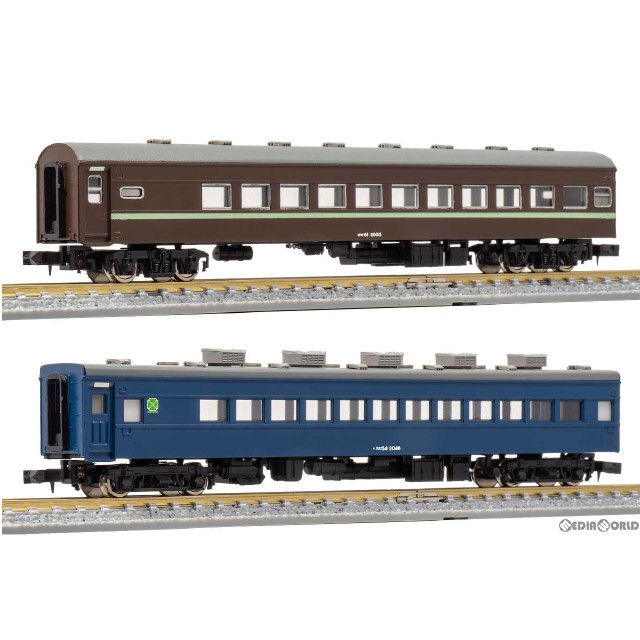 [RWM]956 オロ61+スロ54形(冷房改造車) 2両セット エコノミーキット 未塗装組立てキット(動力無し) Nゲージ 鉄道模型 GREENMAX(グリーンマックス)
