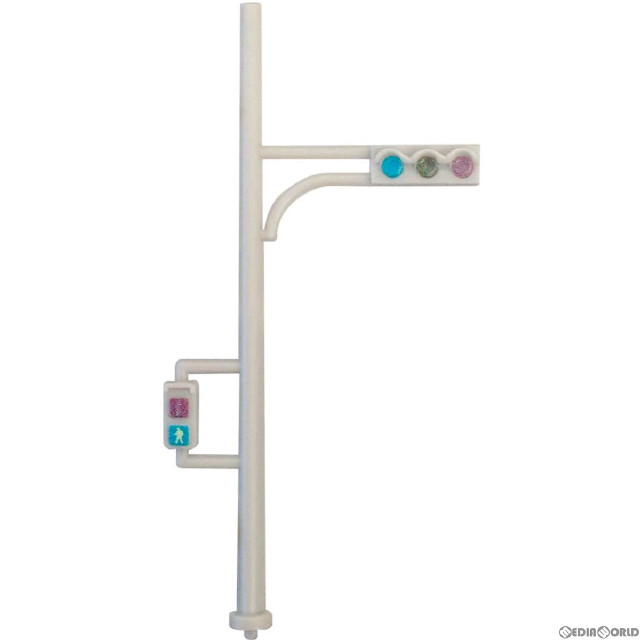 [RWM](再販)2545 着色済み 道路信号機(ライトグレー) 着色済みストラクチャーキット Nゲージ 鉄道模型 GREENMAX(グリーンマックス)