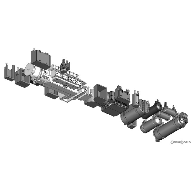 [RWM]TW-DCS001 キハ30用床下パーツセット HOゲージ 鉄道模型 TRAMWAY(トラムウェイ)