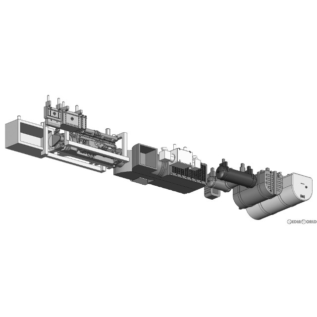 [RWM]TW-DCS002 キハ20用床下パーツセット HOゲージ 鉄道模型 TRAMWAY(トラムウェイ)