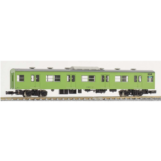 [RWM]1266W JR103系関西形 サハ103(ユニット窓・ウグイス) 1両キット(動力無し) 塗装済み組立てキット Nゲージ 鉄道模型 GREENMAX(グリーンマックス)