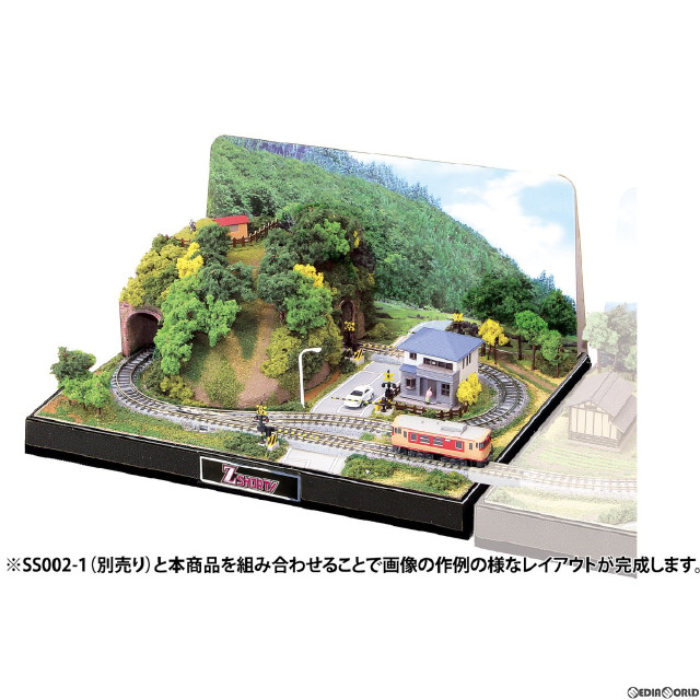 [RWM]SS002-3 ミニレイアウトセット トンネルタイプ 専用情景セット2 Zゲージ 鉄道模型 ロクハン/六半(ROKUHAN)
