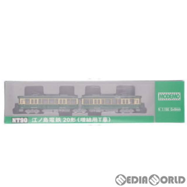 [RWM]NT90 江ノ島電鉄 20形(増結用T車) 2両セット(動力無し) Nゲージ 鉄道模型 MODEMO(モデモ/ハセガワ)