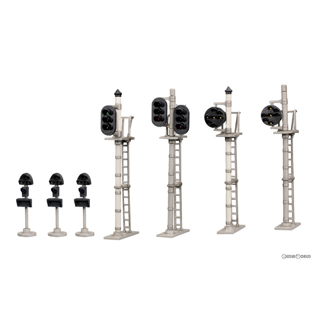 [RWM](再販)MS031 プラスチックキット 鉄道施設周辺機器 鉄道信号機セット HOゲージ 鉄道模型 PLUM(プラム)