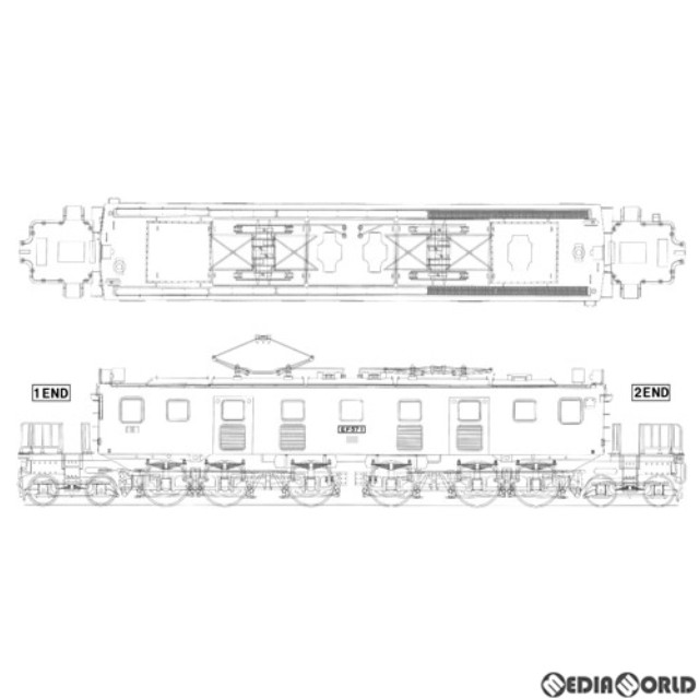 16番(HO) 国鉄 テラ1形 鉄製有蓋車 (組み立てキット) (鉄道模型