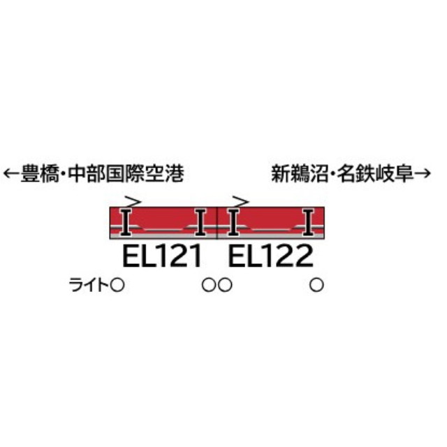 [RWM]31910 名鉄EL120形電気機関車 2両(T+T)セット(動力無し) Nゲージ 鉄道模型 GREENMAX(グリーンマックス)