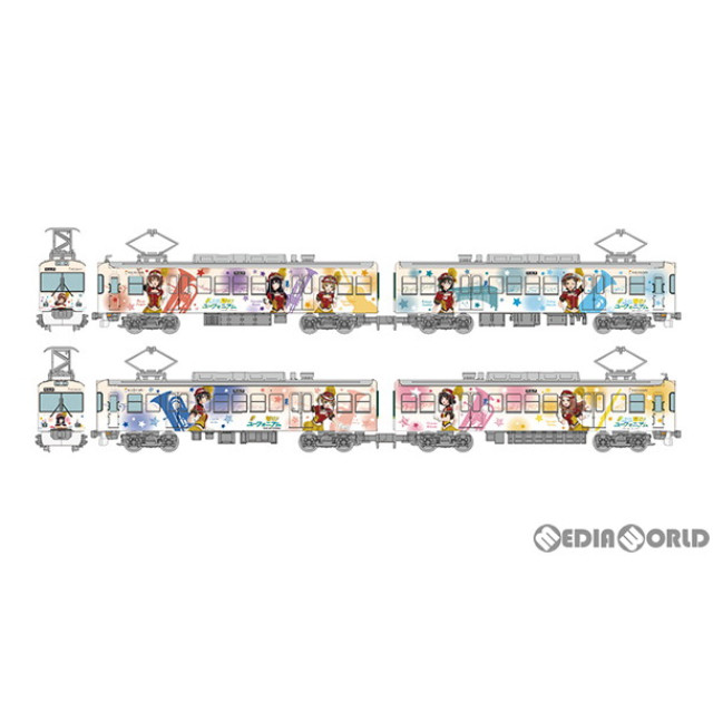 [RWM]331278 鉄道コレクション(鉄コレ) 京阪電車大津線700形 「響け!ユーフォニアム」ラッピング電車2023 2両セット(動力無し) Nゲージ 鉄道模型 TOMYTEC(トミーテック)