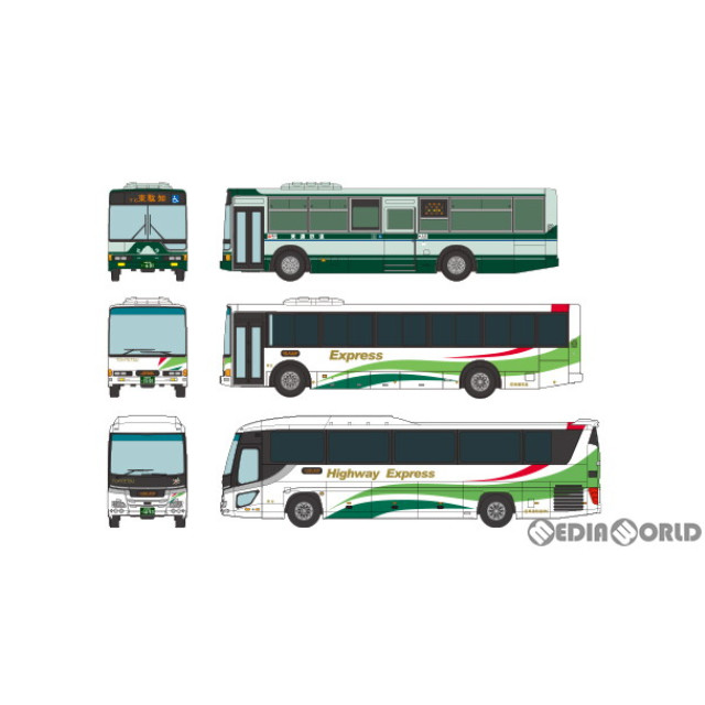 [RWM]332237 ザ・バスコレクション 東濃鉄道設立80周年 3台セットNゲージ 鉄道模型 TOMYTEC(トミーテック)