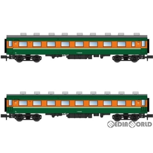 [RWM]A3999 サロ85009+サロ85021 淡緑色帯 2両セット(動力無し) Nゲージ 鉄道模型 MICRO ACE(マイクロエース)