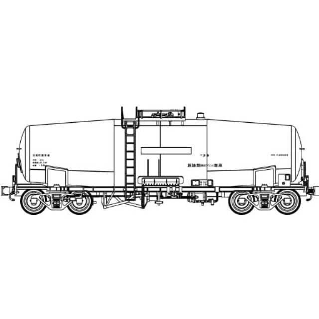 [RWM] TW-t45000d タキ45000 浮島町駅常備印刷済、台車TR41C、2両セット、転写シール・インレタ付属(エッソ、モービル)(動力無し) HOゲージ 鉄道模型 TRAMWAY(トラムウェイ)
