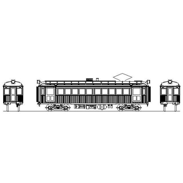 [RWM]NP-4形/P5形古典電車 Aタイプ(動力無し) Nゲージ 鉄道模型 Masterpiece(マスターピース)
