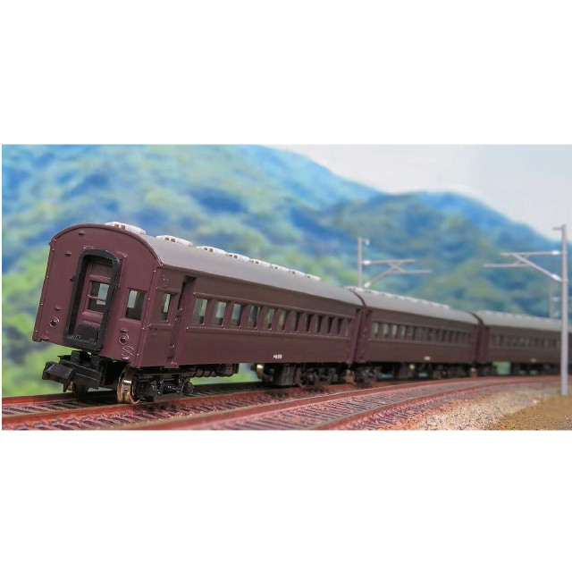 [RWM] 19508 着色済みエコノミーキット 着色済み オハ61系(茶色) 6両編成セット(動力無し) Nゲージ 鉄道模型 GREENMAX(グリーンマックス)