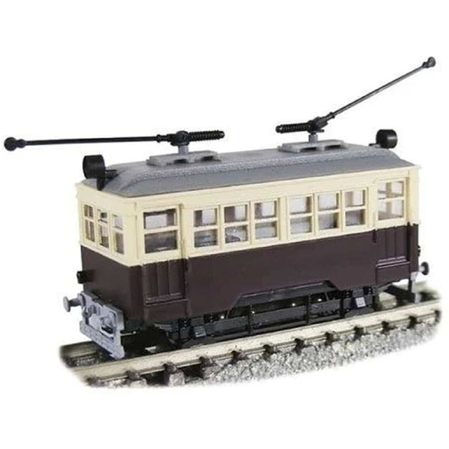 [RWM]14105 2軸単車 2本トロリーポール仕様(車体色:ぶどう色/クリーム)(動力付き) Nゲージ 鉄道模型 TGW(津川洋行)