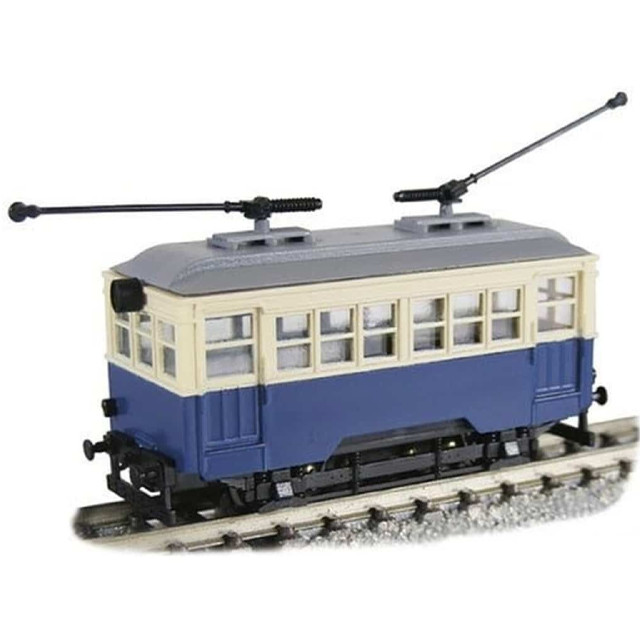 [RWM]14106 2軸単車 2本トロリーポール仕様(車体色:ブルー/クリーム)(動力付き) Nゲージ 鉄道模型 TGW(津川洋行)