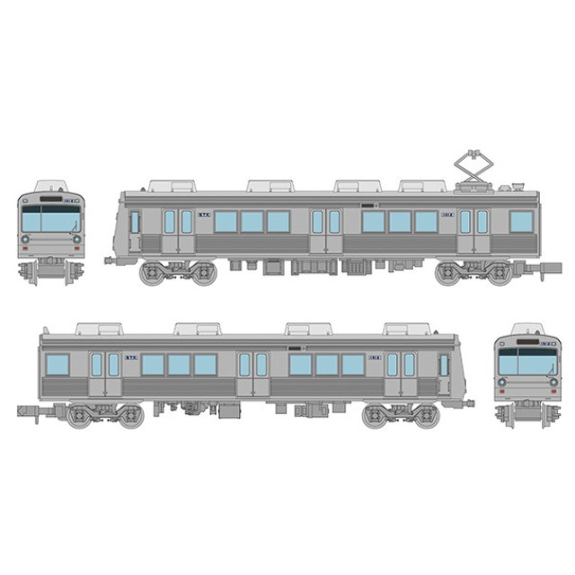 [RWM] 334101 鉄道コレクション(鉄コレ) 静岡鉄道1000形(分散冷房車登場時塗装) 2両セットC(動力無し) Nゲージ 鉄道模型 TOMITEC(トミーテック)
