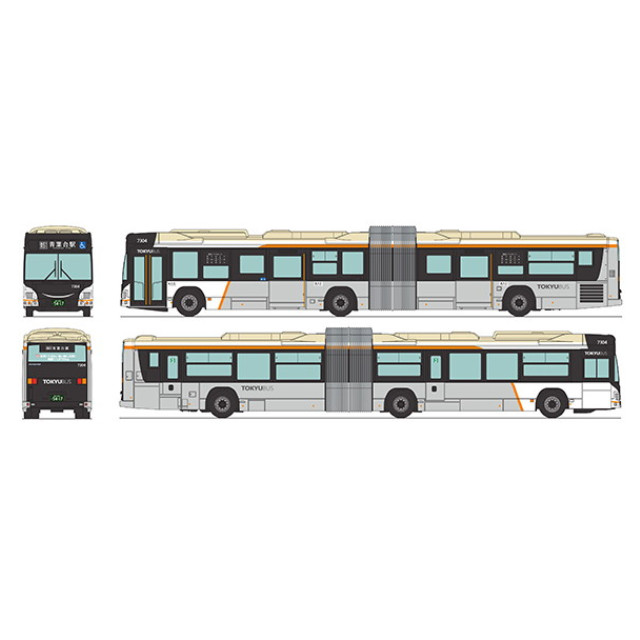 [RWM] 334149 ザ・バスコレクション 東急バスタンデムライナー7304号車 Nゲージ 鉄道模型 TOMITEC(トミーテック)