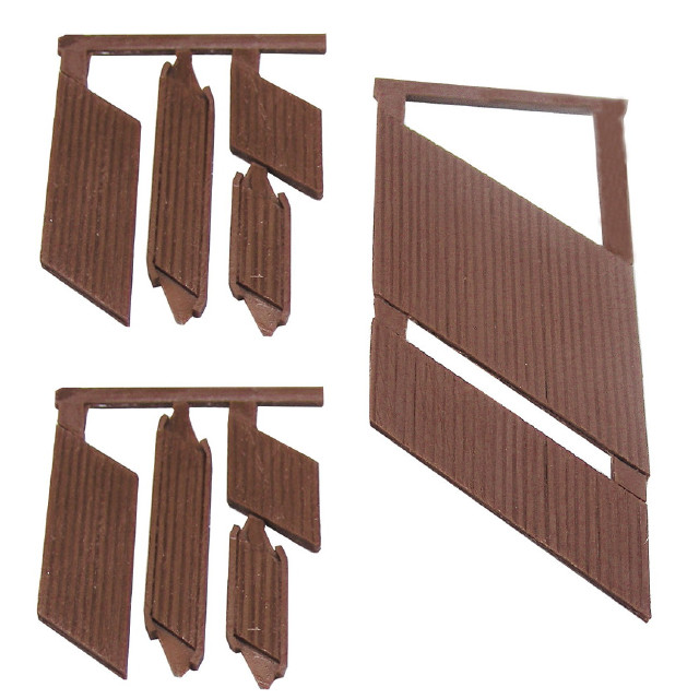 [RWM] NA-113 斜め踏切板 小(10部品) Nゲージ 鉄道模型 TGW(津川洋行)