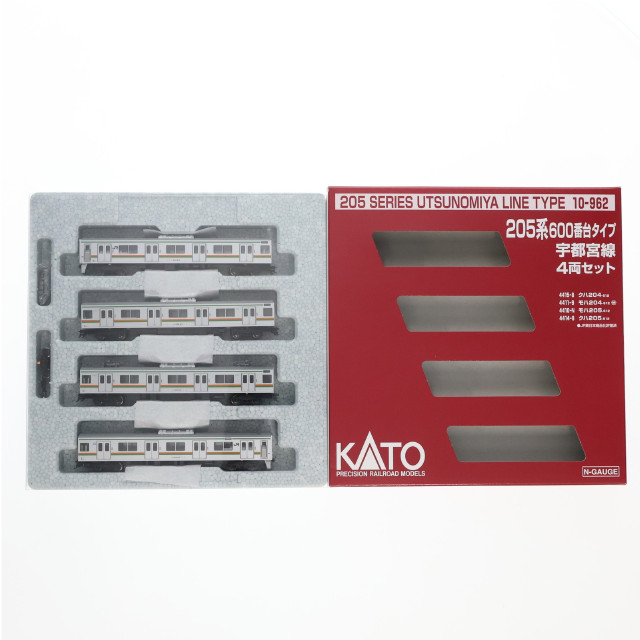 [RWM] 10-962 205系600番台タイプ 宇都宮線 4両セット(動力付き) Nゲージ 鉄道模型 ホビーセンターカトー/KATO(カトー)