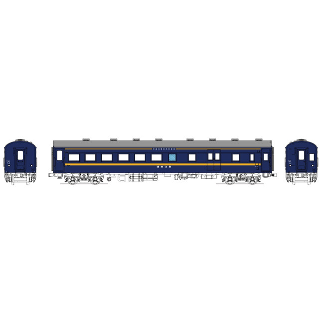 [RWM] TW61-12C 国鉄オヤ33(オハニ36改造タイプ)青15号(動力無し) HOゲージ 鉄道模型 TRAMWAY(トラムウェイ)